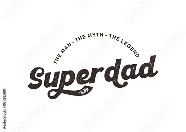 Obraz Superdad man legend myth