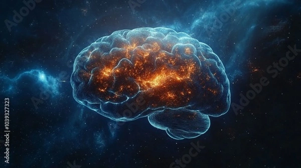 Fototapeta Prevent dementia and enhance cognitive abilities, promote strategies to improve emotions, memory, and focus, emphasize the importance of mental and cognitive health, and help enrich life.