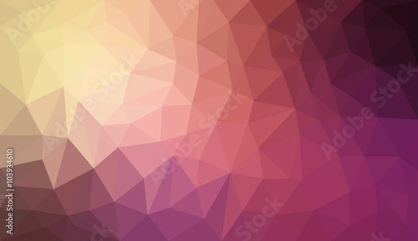 Obraz Gradient abstract polygon background