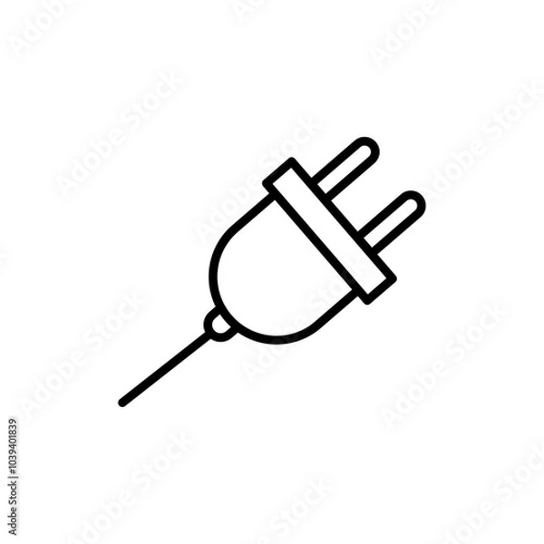 Obraz Plugin icon Thin line art isolated