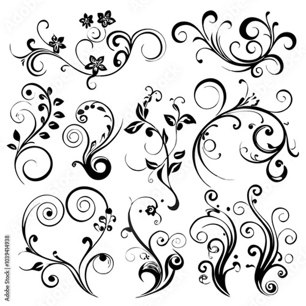 Obraz Beautiful Abstract Floral Background