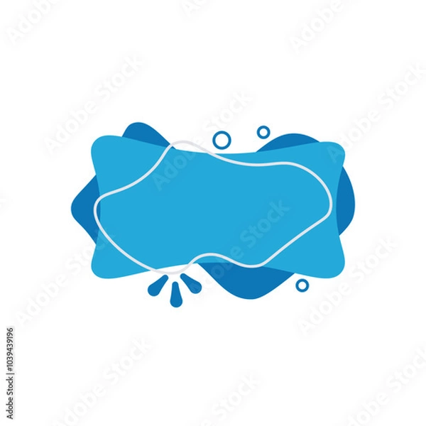 Fototapeta Blob Text Box