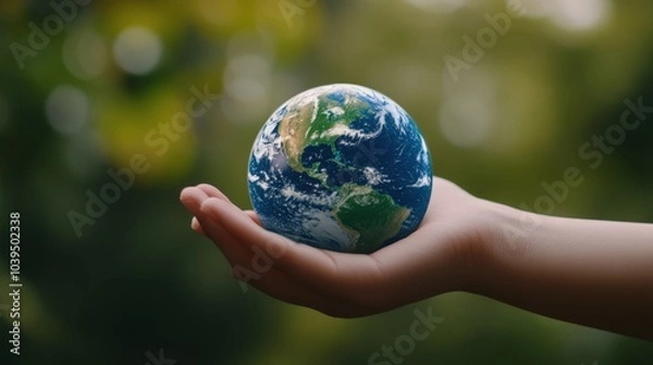 Fototapeta Holding the world in your hands