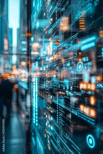 Fototapeta Exploring the intersection of regulatory compliance and fintech the future of secure financial innovations in a digital landscape