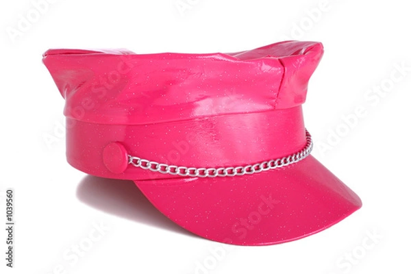 Obraz jasny różowy kapelusz