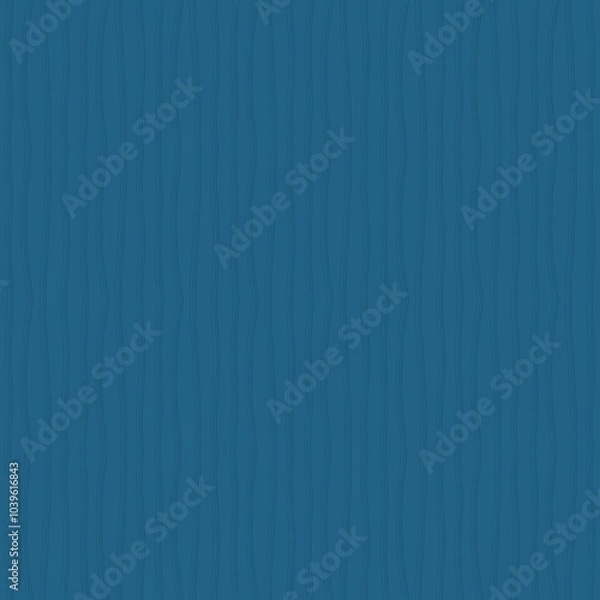 Fototapeta Pattern with wavy and vertical lines on blue background 