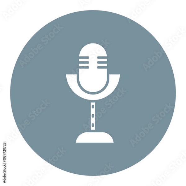 Fototapeta Mic Icon