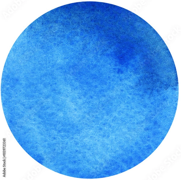 Obraz Watercolor hand painted circles texture. Watercolour circle elements for design.