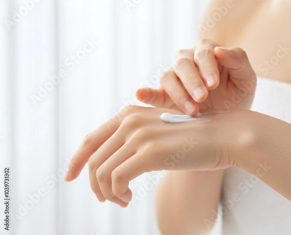 Obraz スキンケア　女性　保湿