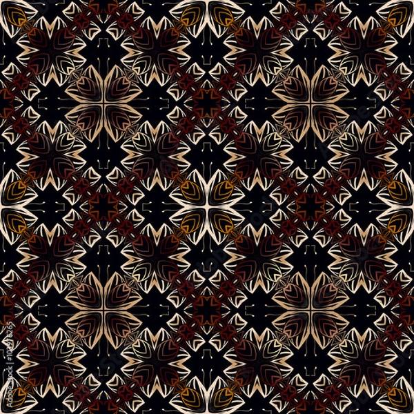 Fototapeta Seamless Vector Pattern. Orient Background