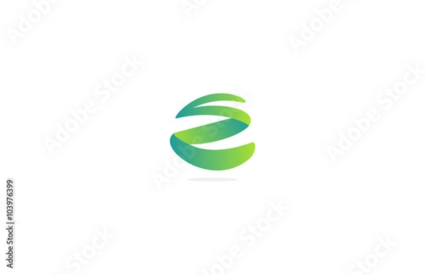 Obraz letter e logo