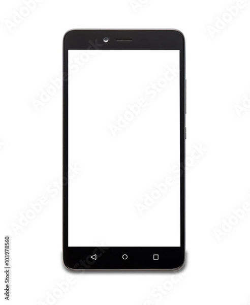 Fototapeta smartphone with white screen 