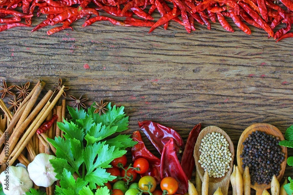 Obraz Various spices.