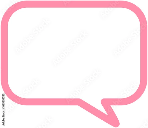 Obraz Dialog box Line Icon