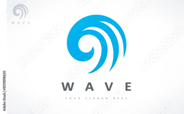 Obraz Wave logo vector. Water design