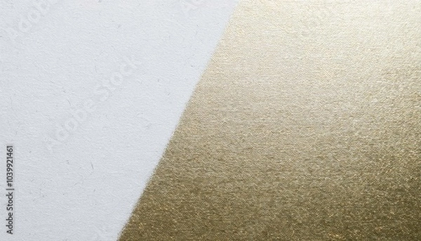 Fototapeta 和紙に金箔にてデザインしたアート