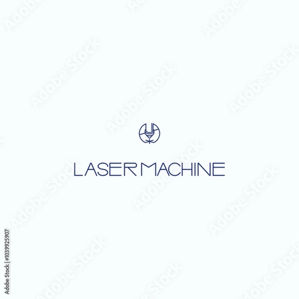 Fototapeta 
An illustration consisting of a plasma cutting nozzle in the form of a symbol or logo 