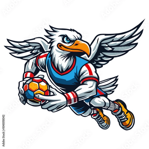 Obraz The handball-playing seagull