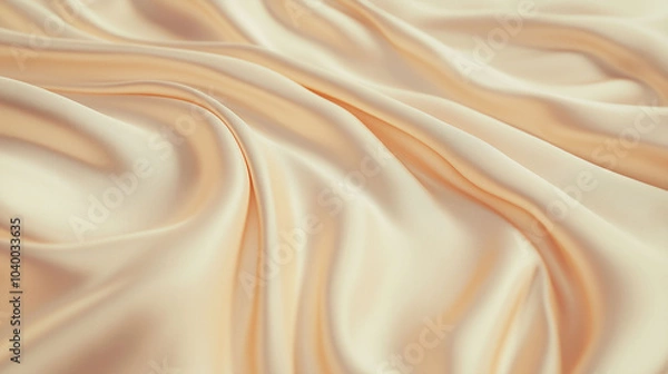 Obraz Beige satin silk, elegant fabric for backgrounds