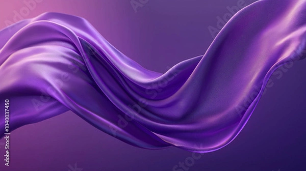 Obraz Purple flying satin
