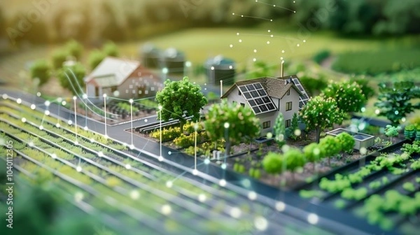 Obraz water drops on the grass