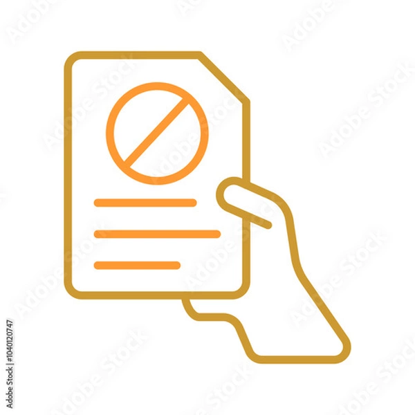 Obraz Resignation Vector Icon