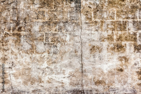Fototapeta old wall with cracks