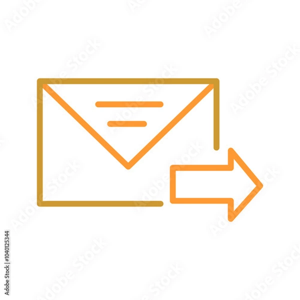 Fototapeta Send Vector Icon