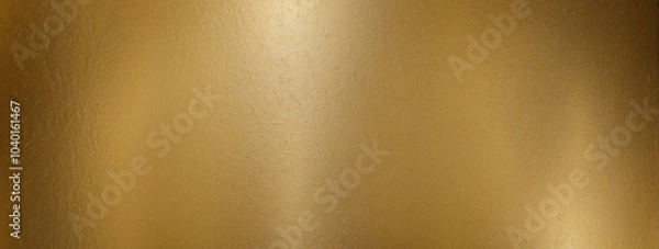 Fototapeta Vibrant panorama of a sleek gold metallic texture for Christmas Themes