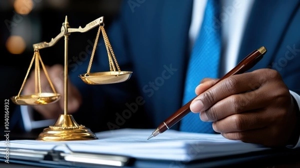 Obraz Forensic Accountant Testifying as Expert Witness