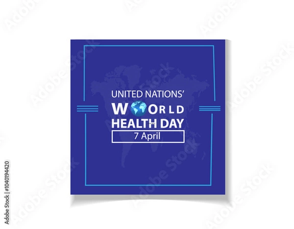 Obraz health day social media post design