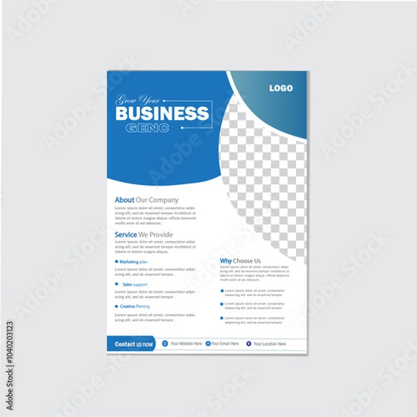 Obraz Business flyer design