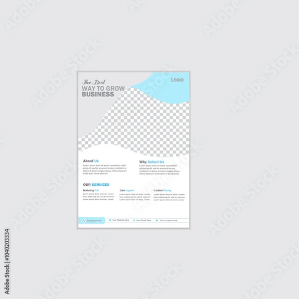 Obraz Business flyer design