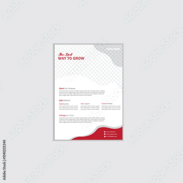 Obraz Business flyer design