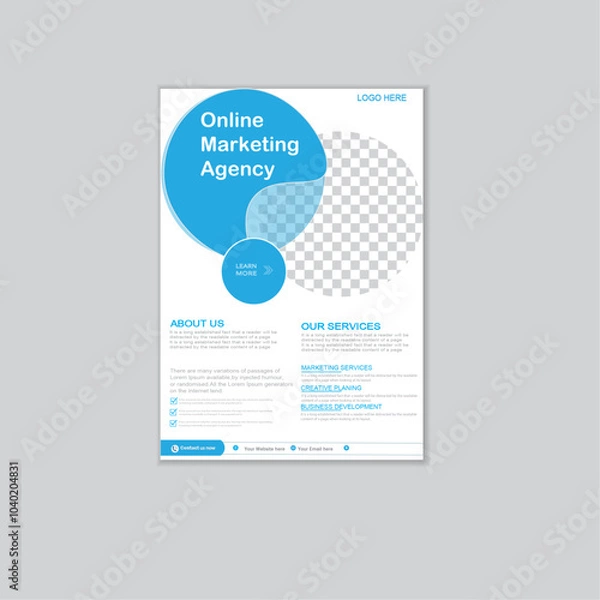 Obraz Business flyer design