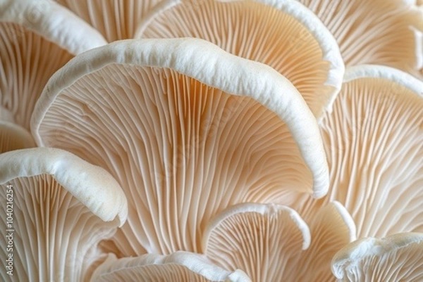 Fototapeta Oyster mushrooms fungus agaricaceae backgrounds.