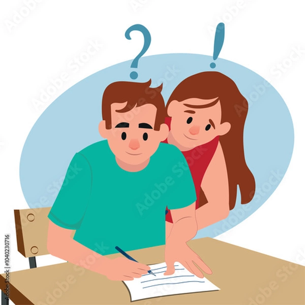 Obraz people in different situations