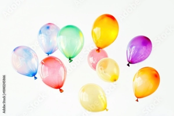 Fototapeta Balloons colorful floating colors.