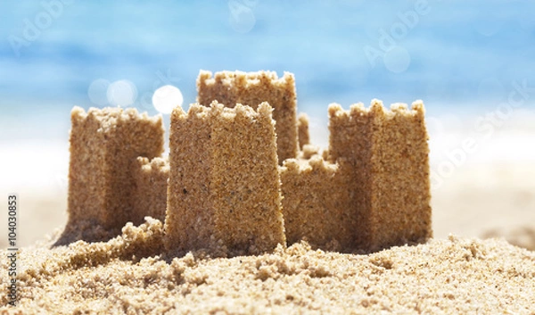 Obraz Sand Castle on Beach