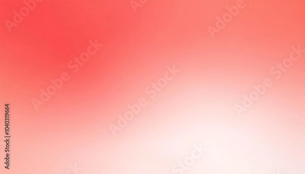 Obraz Red gradient background fading to white, perfect for minimalist designs and presentations