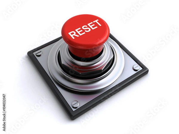Obraz reset button