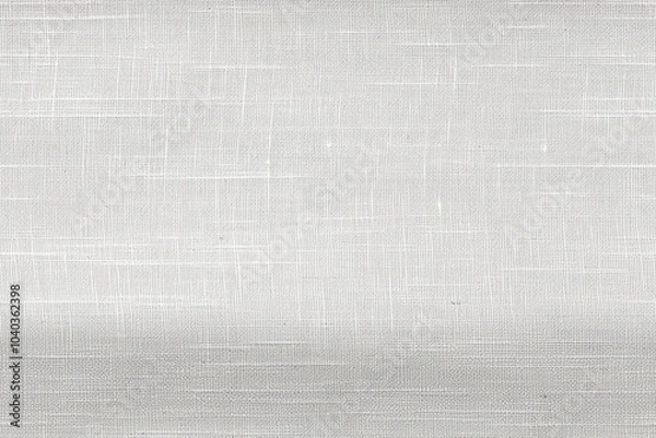 Obraz White denim fabric texture backgrounds linen textured. Image .