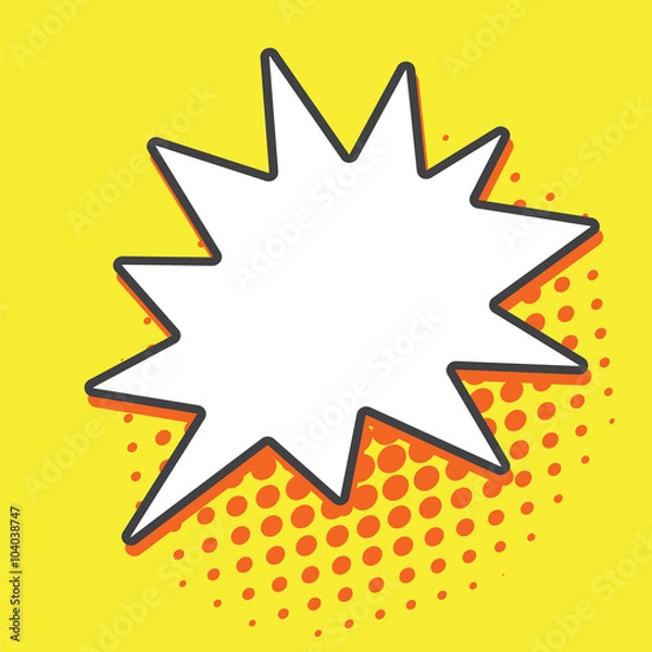 Obraz Pop art speech bubbles