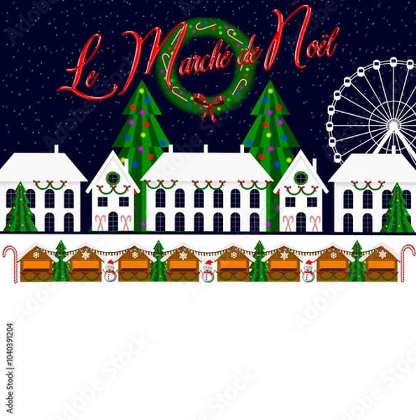 Fototapeta Marché de noël