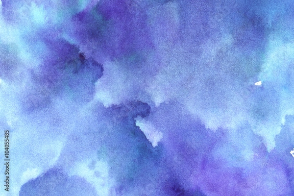 Fototapeta Bright colored watercolor background