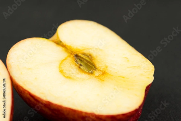 Fototapeta Red apple cut