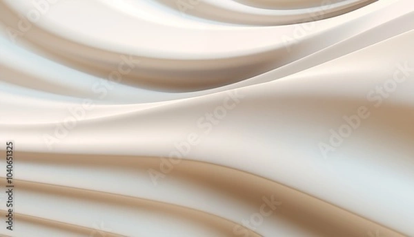 Fototapeta abstract background with waves, beige white