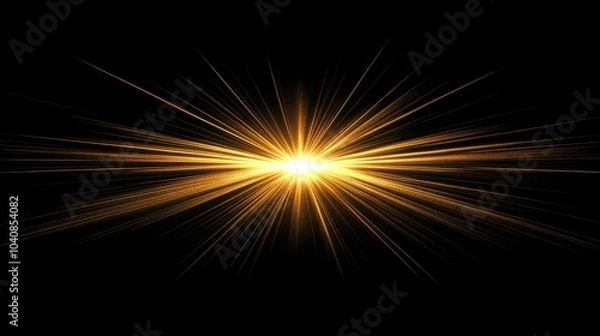 Fototapeta Sun Light Overlay. Sun rays overlay. Sun rays light isolated on black background, overlay design. optics special lens light effect. abstract lens flare light over black background
