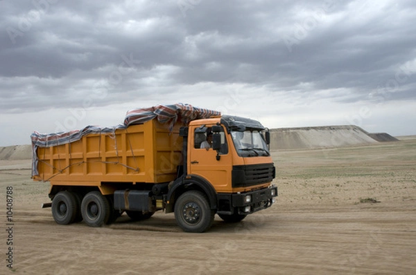 Obraz Mining truck in Mongolia