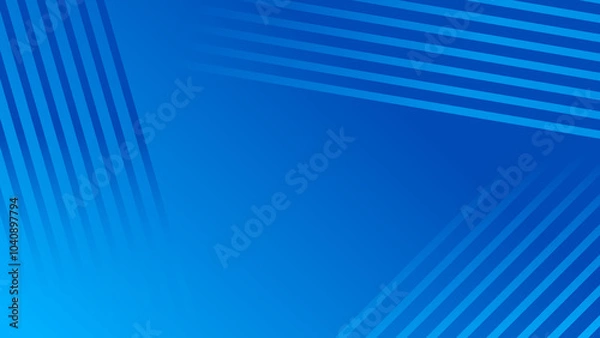 Obraz 斜めストライプのグラデーション背景壁紙(青)